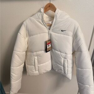 Nike Women's Classic White Puffer Jacket